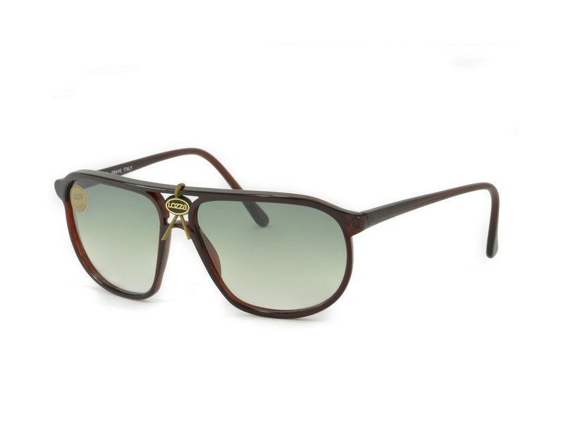 occhiali da sole vintage Lozza Zilo Sport 65 green