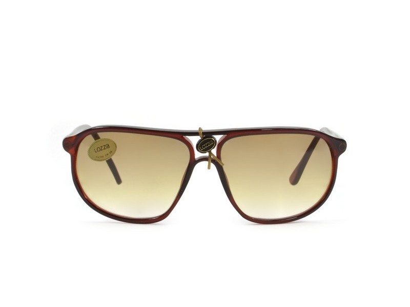 occhiali da sole vintage Lozza Zilo Sport 65 brown