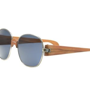 occhiali da sole vintage Trussardi Silver Wood 2